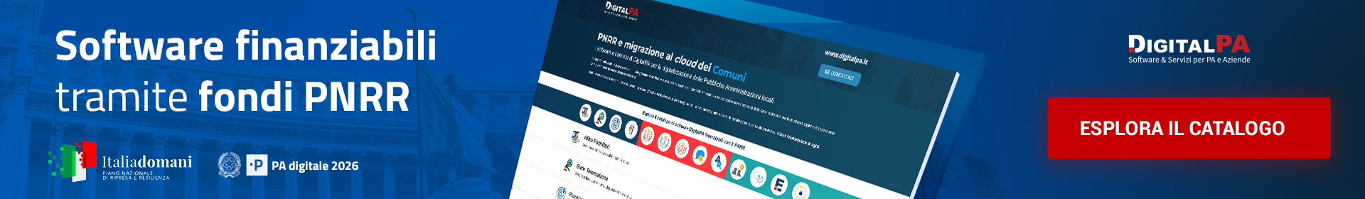 PNRR Catalogo Servizi DigitalPA
